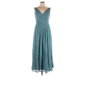Dusty blue formal full length dress 12/14 new